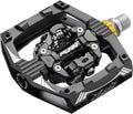 Ripper Mountain Bike Clipless Pedal Set, Rocker Clip Mechanism, SPD Compatible, 9/16-Inch Crmo Axle